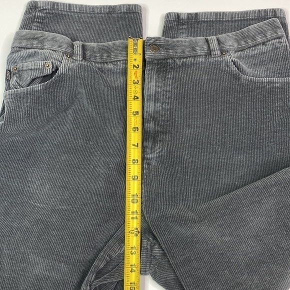 Vintage Ralph Lauren Grey Corduroy Tapered Pants Size 16W - Picture 10 of 11